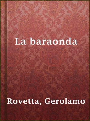 cover image of La baraonda